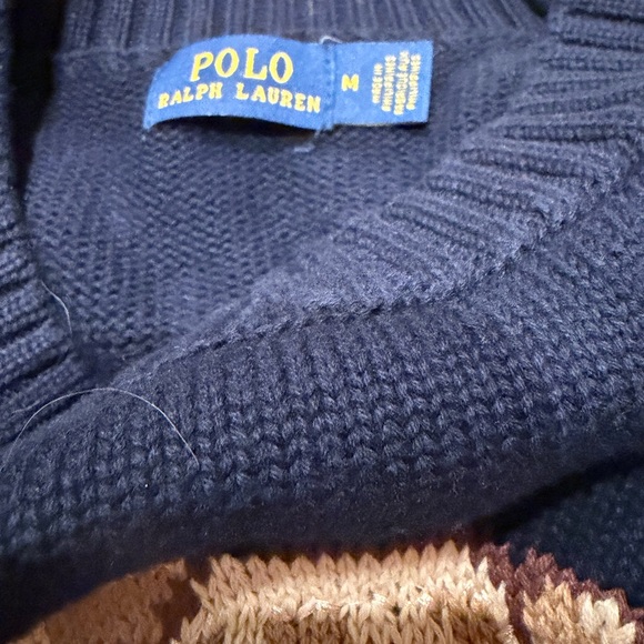 Polo Ralph Lauren Navy Sweater with Bear Design - Picture 4 of 9